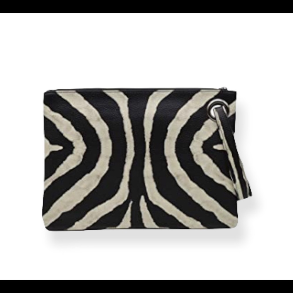 NWOT Oversized Animal print clutch
